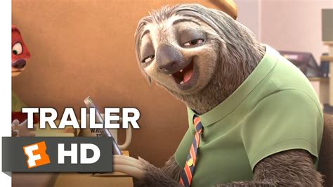 Zootopia Sloth TRAILER 1 (2016) - Disney Animated Movie HD | Zootopia sloth, Sloth meme, Disney ...