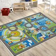 Children Kids Carpet Playmat Crawl Mat City Map Traffic - Temu