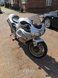 Triumph Daytona 955i Carbon Fibre Race Hi Level Exhaust 1997/2000 t595