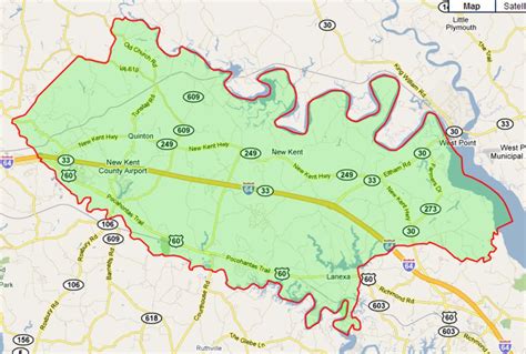 New Kent County Map