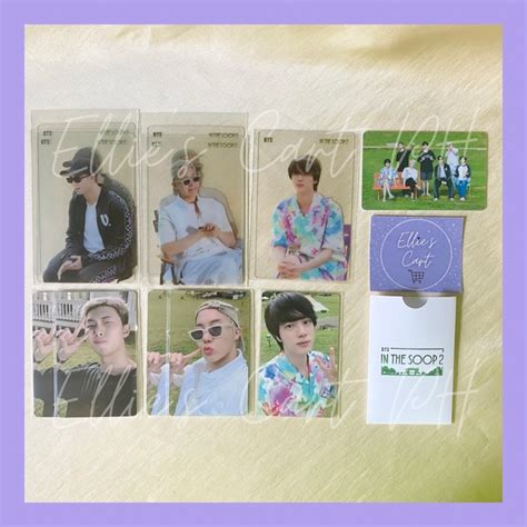 BTS IN THE SOOP 2 PHOTOCARD MEMBER SET TINGI PC PHOTO CARD RM NAMJOON ...