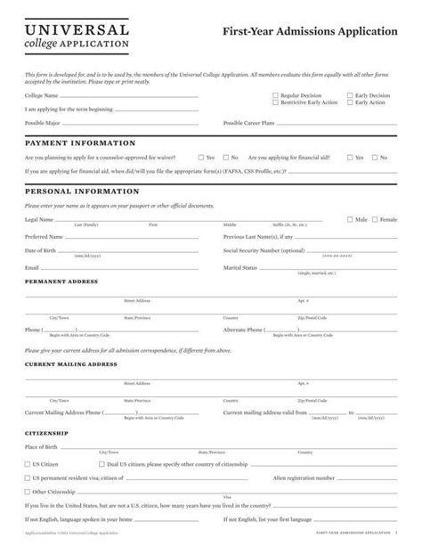 14+ College Application Form Templates - PDF, DOC, Docs | Free & Premium Templates