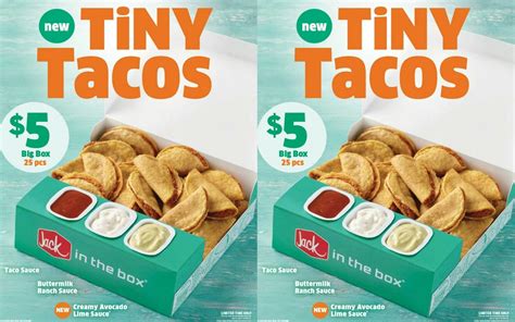 Jack In The Box 5 Dollar Mini Tacos - Dollar Poster