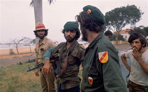 Portuguese mercenaries fight for the Front National de Libération de l'Angola (FNLA) during the ...