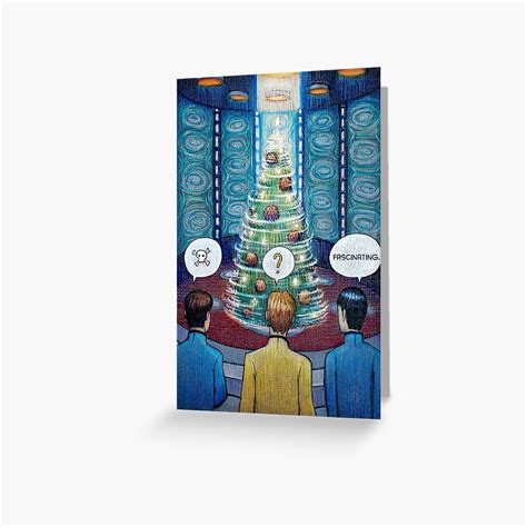 "Star Trek Christmas" Greeting Card for Sale by illustore | Redbubble