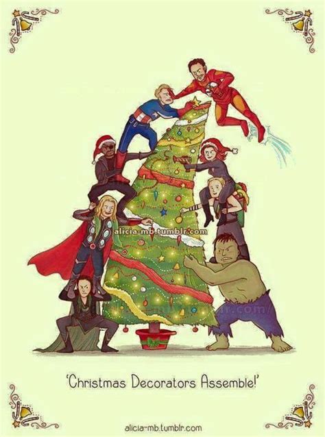 Avengers Christmas Wallpaper