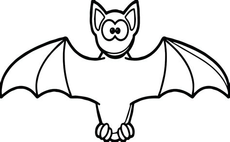 Bat Animal Coloring Page Coloring Pages