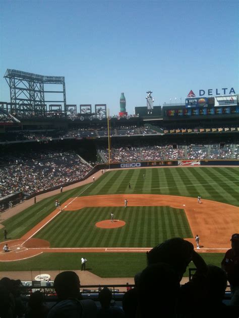 Turner Field - Atlanta Braves' game | Baseball park, Turner field, Atlanta braves game