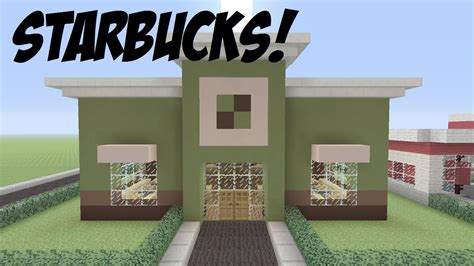 Minecraft Let's Build #64 Starbucks Part 2: Interior - YouTube