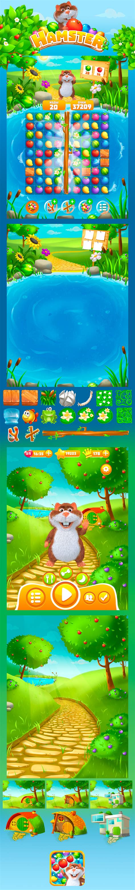 Game "Hamster" on Behance