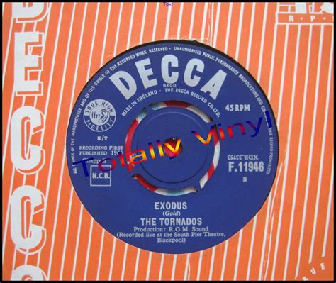 Totally Vinyl Records || Tornados, The - Exodus/Blackpool rock 7 inch