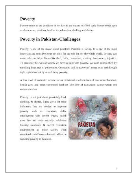 (DOC) Causes of Poverty in pakistan (HILAL) - DOKUMEN.TIPS