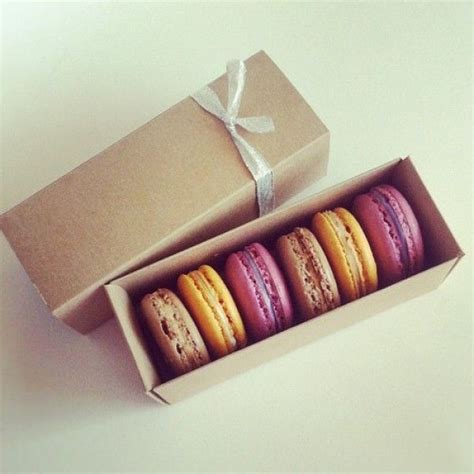 macaroons- colored- gift box | Macaroons, Gift box, Branding design