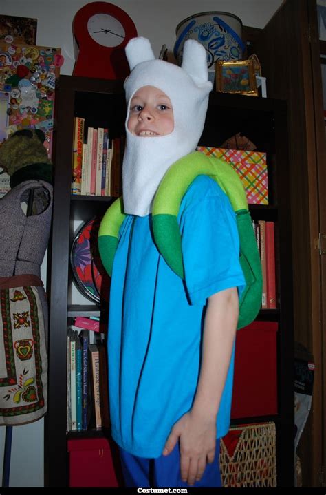 Dress like Finn the Human from Adventure Time - DIY Costume & Outfits Guide #AdventureTime # ...