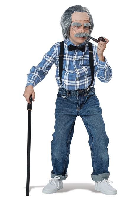 Old Man Costume Kit for Boys