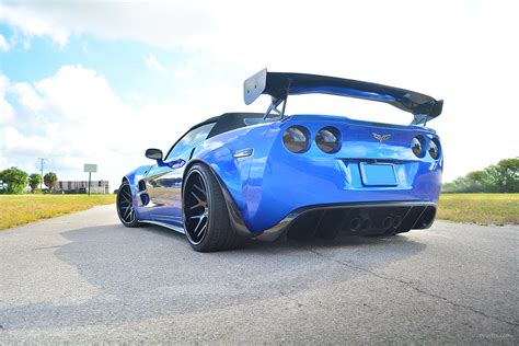 C6 Corvette Extreme Rear Diffuser Quad Tips (Carbon Fiber) - SS Vette Inc.