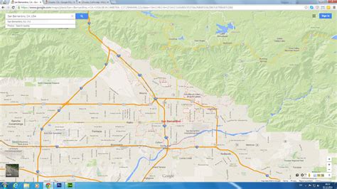 San Bernardino County Map With Cities