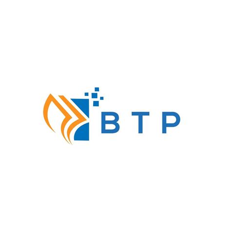 BTP credit repair accounting logo design on white background. BTP ...