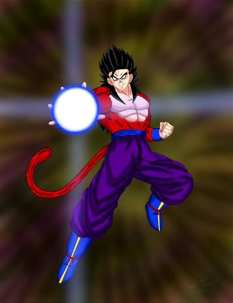 Super Saiyan 4 Gohan by BrandonKuhn24469 on DeviantArt