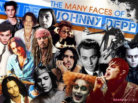 Many faces of Johnny Depp Fan-art