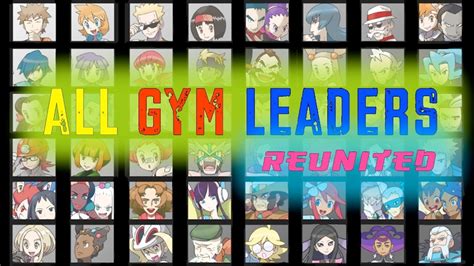 All Pokemon Gym Leaders