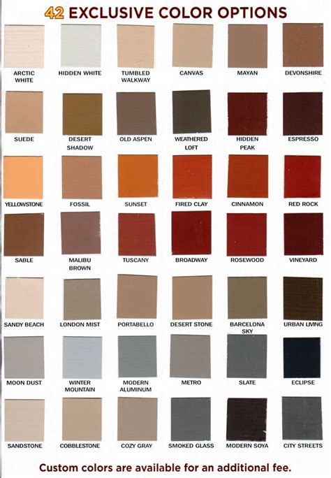 Our Brick Staining Color Chart can help you decide how you want your home or building to look ...