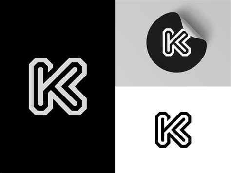 Letter K Monogram Logo by Sabuj Ali on Dribbble