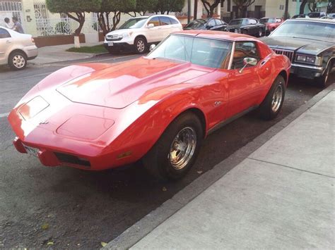 Red Corvette #1973 Corvette Stingray Coupe #muscle car #americano # ...