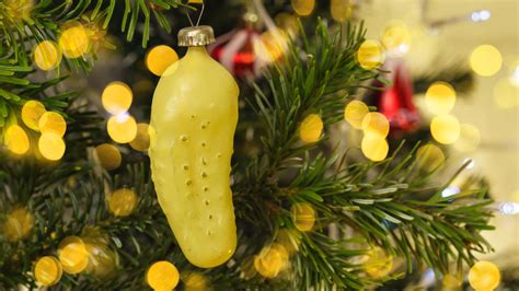 The History Of The Christmas Pickle Ornament Tradition