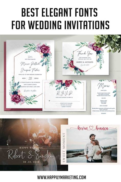 21+ Elegant Fonts For Wedding Invitations | Wedding invitation fonts ...