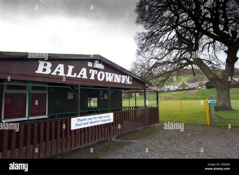 Bala Town football club Stock Photo - Alamy