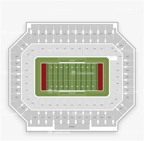 Stanford Stadium Seating Chart Map Seatgeek - Stanford Stadium ...