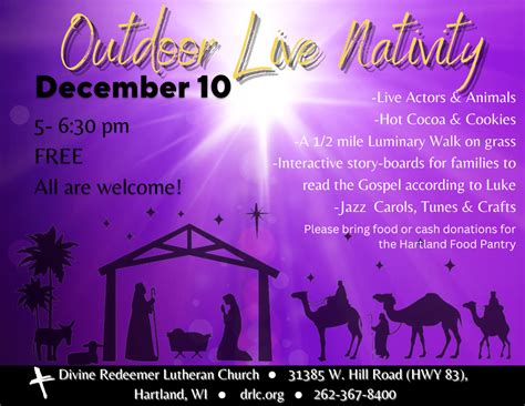 Outdoor Nativity at Divine Redeemer • Lake Country Family Fun
