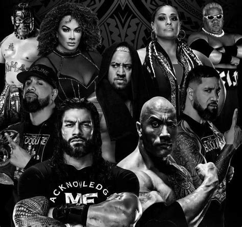 Umaga Nia Jax Jimmy uso Roman Reigns Solo Sikoa Nia Jax Tamina Rikishi ...