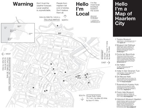 Haarlem tourist map - Ontheworldmap.com