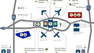 Burbank Airport Parking Map - Trip to Park