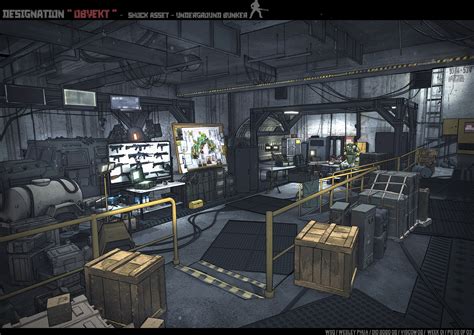 Asset "объект (Objekt)" - Underground Bunker by Wesley Phua (me) : r ...