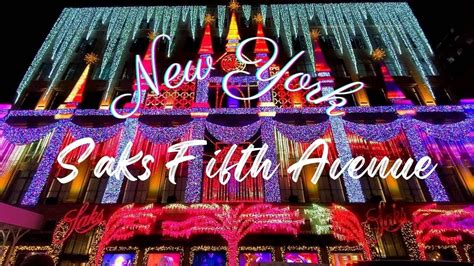 Saks 5th Avenue Christmas Light Show 2024 - Adan Corabel