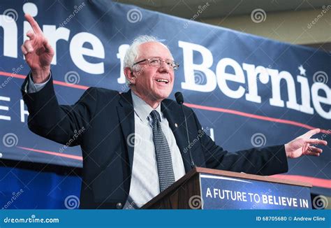 U.S. Senator Bernie Sanders of Vermont Campaigns in Bedford, NH ...