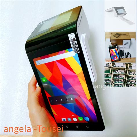 PT-7003 Touch Screen Receipt Printer Barcode Scanner POS Terminal Cash Register All in One ...