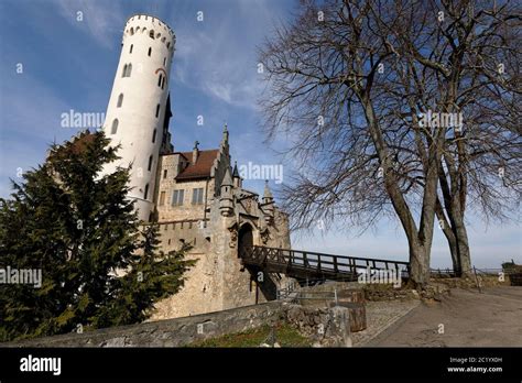 Lichtenstein Castle in Germany Stock Photo - Alamy