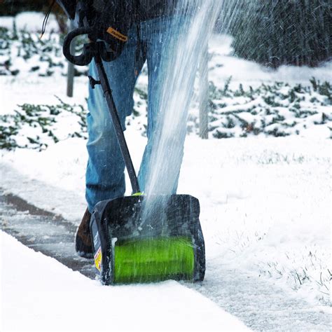 GREENWORKS PRO Snow Shovel, 12 in Clearing Path - 52KD51|GLSS802100 ...