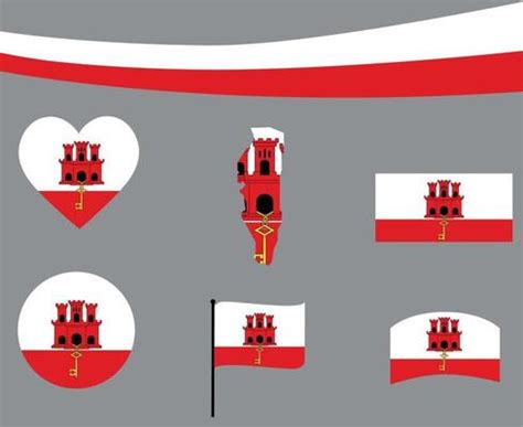 Gibraltar Flag Vector Art, Icons, and Graphics for Free Download