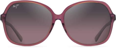 Maui Jim Women's Taro Sunglasses, Pink W/Lilac Interior/Maui Rose Polarized, Medium : Amazon.ca ...