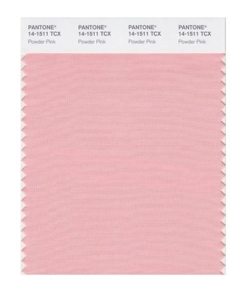 Pantone 14-1511 TCX Swatch Card Powder Pink – Design Info