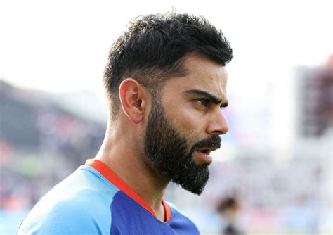 Virat Kohli New Hairstyle Images