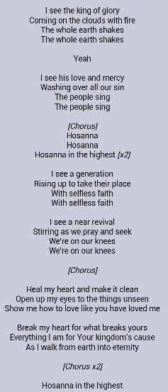 Hosanna In The Highest Lyrics - slidesharetrick