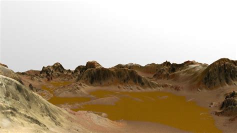 3D model Mars Canyon VR / AR / low-poly | CGTrader