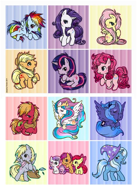 squishy ponies by ponymonster.deviantart.com on @deviantART Dessin My Little Pony, My Lil Pony ...