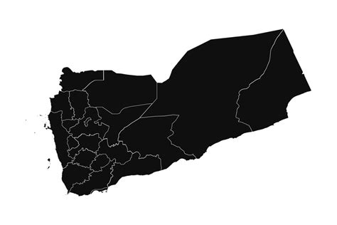 Abstract Yemen Silhouette Detailed Map 25843727 Vector Art at Vecteezy